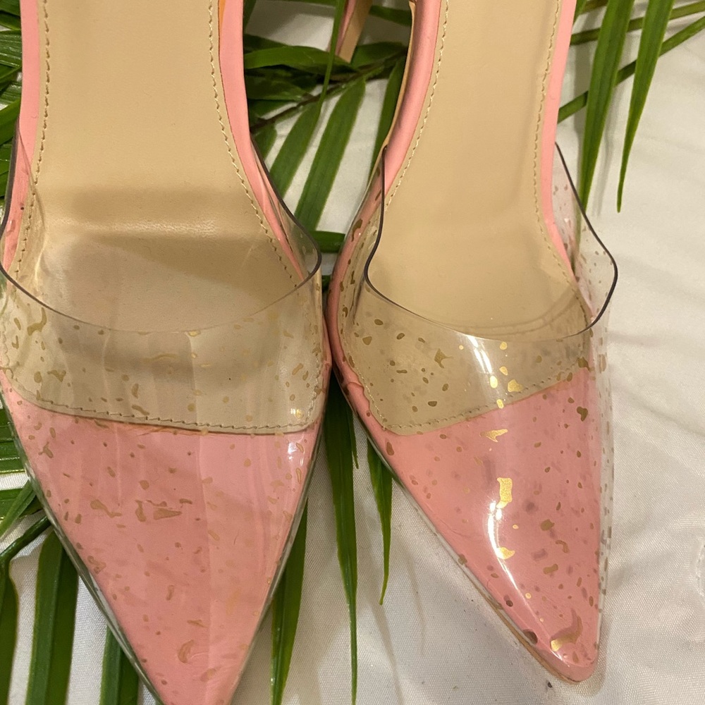 Fashionnova Transparent Pink Pump